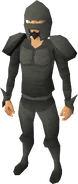 Rock-shell armour equipped