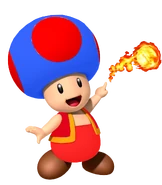 Fire Blue Toad