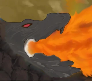 Huge Coal Dragon
