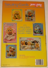 Colorforms 1984 muppet babies sewing cards 2