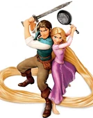 Rapunzel and Flynn