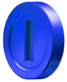 Blue Coin Art