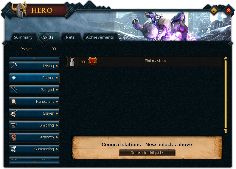 Prayer milestone
