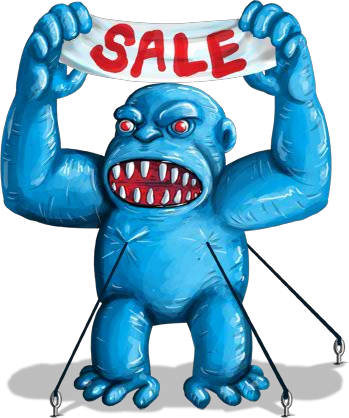 giant inflatable gorilla