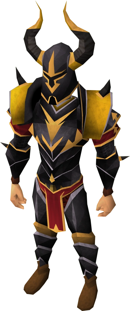 Elite black armour equipped