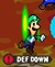Status Defense Down