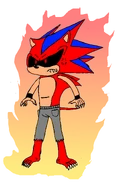 Dark Eric the Hedgehog by Needlemouse