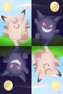 Clefable and Gengar