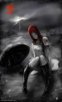 Creepy Erza Fanart