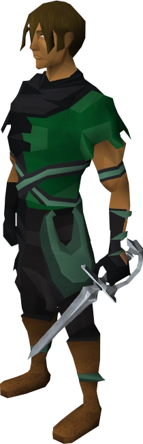 Steel defender equipped