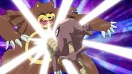 EP653 Hitmonlee usando patada sato alta
