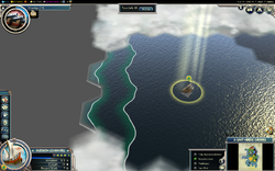 Caravel reaching China in Conquest of the New World