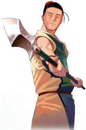 Spear man