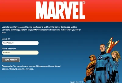 Comixology - Marvel Sync