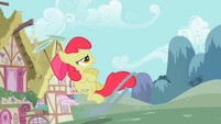 Apple Bloom launching the ring S02E06