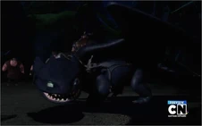 Toothless fighting