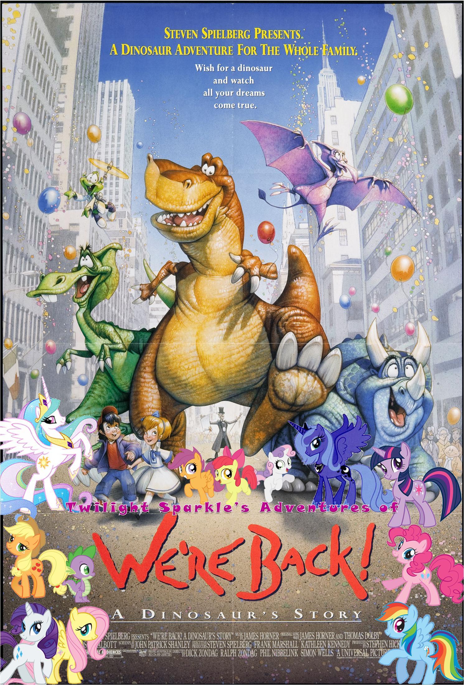 Twilight Sparkles Adventures of Were Back: A Dinosaurs Story - Pooh.