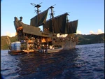 Pirates of the caribbean the black pearl barge