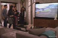 Flat screen at casa coyne