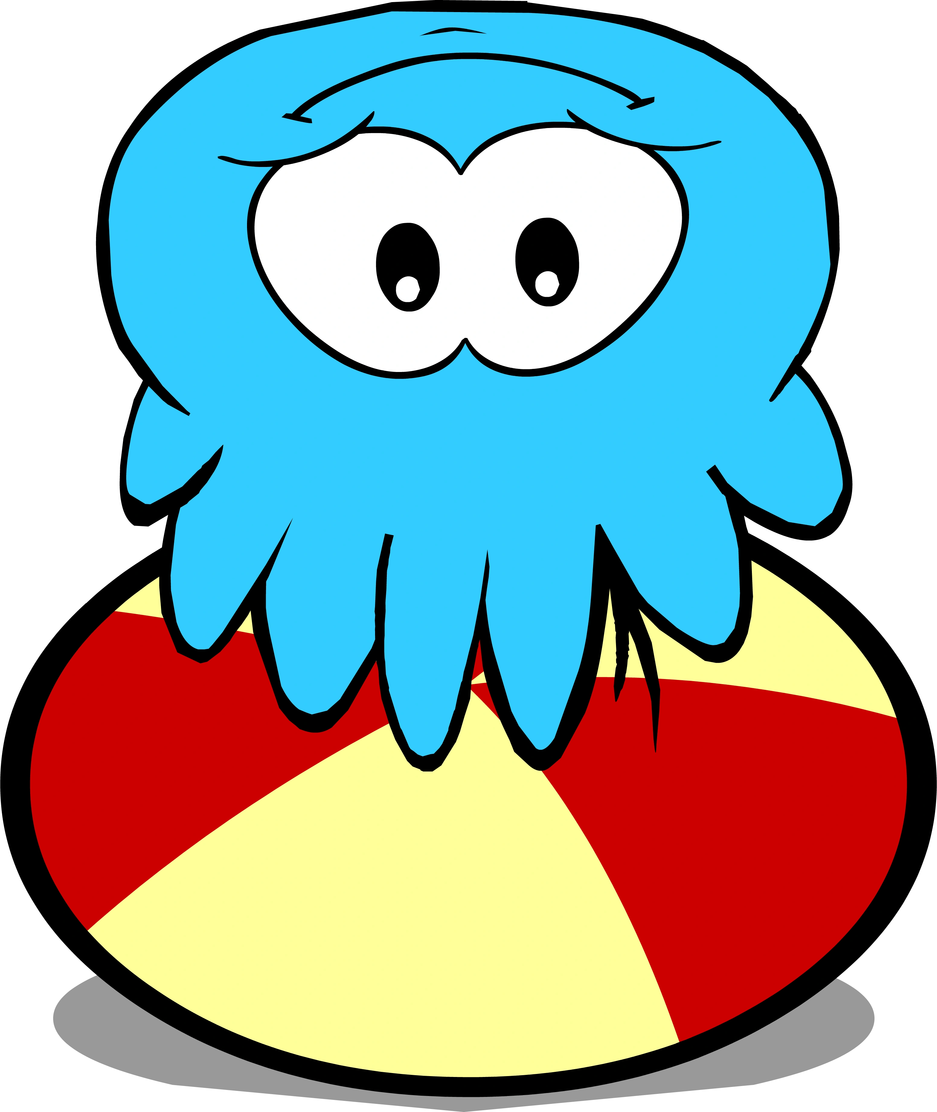 Blue Puffle playing again