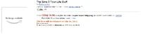 The game listing from Amazon.com before it is removed from their website.