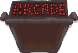 Arcade door opened