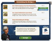 Quest Rebuilding the Bridge 2-Tasks