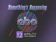 ABC-TV's Something's Happening On ABC Video ID With WPRI-TV Providence Byline From Late 1987