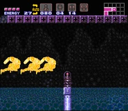 Shinespark Super Metroid