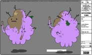 Modelsheet Lumpy Space Princess - Monster Form