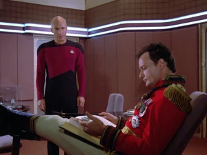 Picard Q Ready Room