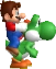 Mario and Yoshi Sprite