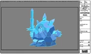 Modelsheet Ice King in Ice Armor