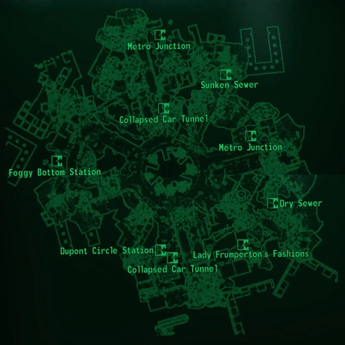 Dupont Circle map