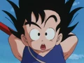 Goku asking Bulma where there going