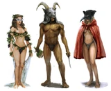 Pagan party guests