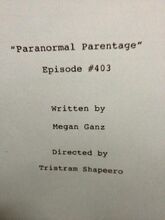 Paranormal parentage
