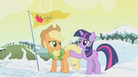 Applejack and Twilight brohoof S01E11