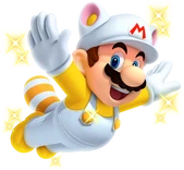Invincibility Raccoon Mario - New Super Mario Bros 2