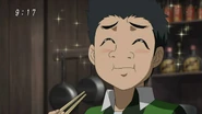 Komatsu eating Jet Black Rice