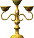 Jeweled candlestick