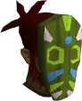 Tribal mask (green) chathead