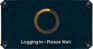 Logging in - please wait