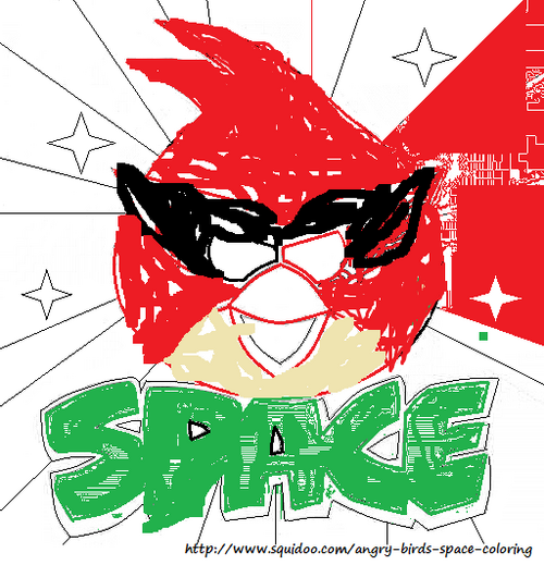 game angry birds space coloring pages - photo #43