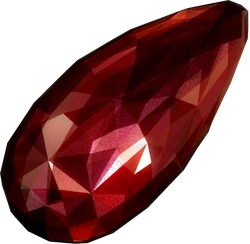 Flawless garnet
