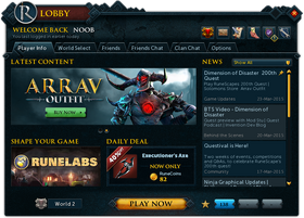 Runescape Lobby