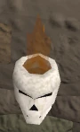 Skull torch