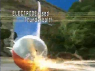 Electrode usando rayo