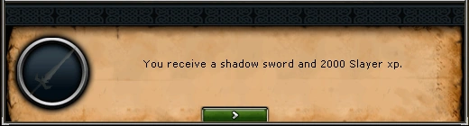 The General's Shadow reward