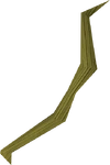 Willow shortbow (u) detail